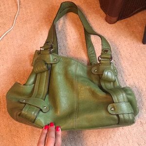 Tignanello green purse